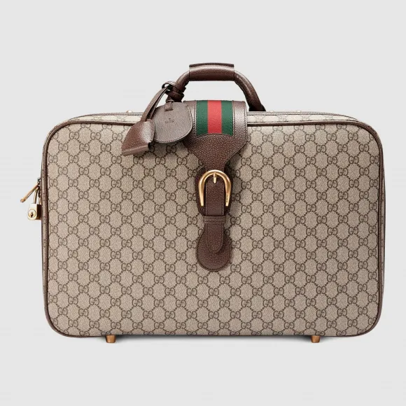 古驰/Gucci GG高级人造革拉杆行李箱 424501 K05NT 8686