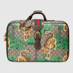 古驰/Gucci Gucci孟加拉虎GG高级人造革行李箱 424501 K5P5T 8860