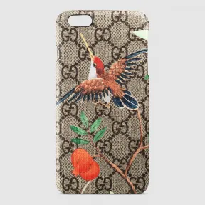 古驰/Gucci Gucci Tian 图案印花 iPhone 6 plus 保护套 425070 K0L00 8919