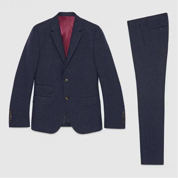 古驰/Gucci New Signoria圆点图案西装 428274 Z490B 4198