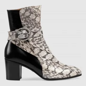 古驰/Gucci Dionysus 蛇皮及踝靴 430427 LOO10 9560
