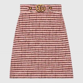 古驰/Gucci 条纹花呢短裙 430572 ZKM24 9369