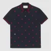 古驰/Gucci 棉质Polo衫带蜜蜂与星星细节 431039 X5B55 4542