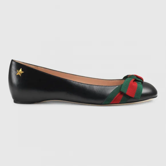 古驰/Gucci 皮革平底鞋 432045 CQXS0 1060