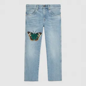 古驰/Gucci 刺绣牛仔裤 433035 XR266 4425