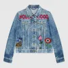 古驰/Gucci 刺绣染色牛仔夹克 435847 XR725 4205