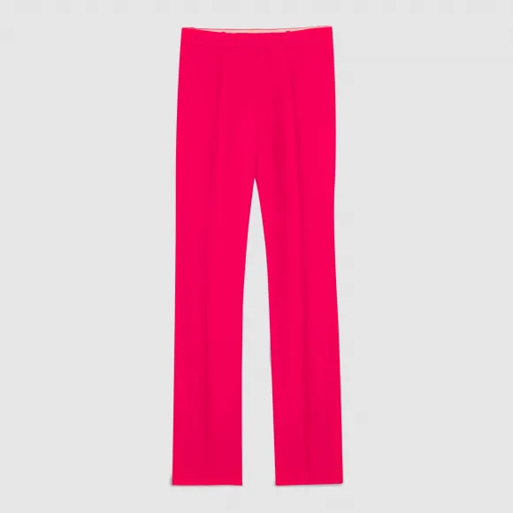 古驰/Gucci 羊毛真丝直腿裤 441604 ZHM88 5473