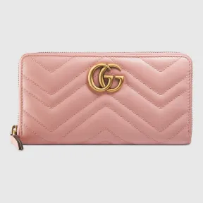 古驰/Gucci GG Marmont全拉链式皮夹 443123 DRW1T 5909