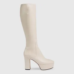 古驰/Gucci 真皮防水台及膝靴 443276 AFE00 9022