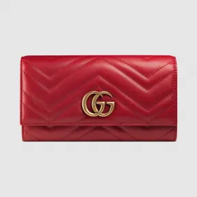 古驰/Gucci GG Marmont系列长款钱包 443436_DTD1T_6433