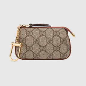 古驰/Gucci GG  Supreme高级人造帆布钥匙包  447964_KLQHG_8526