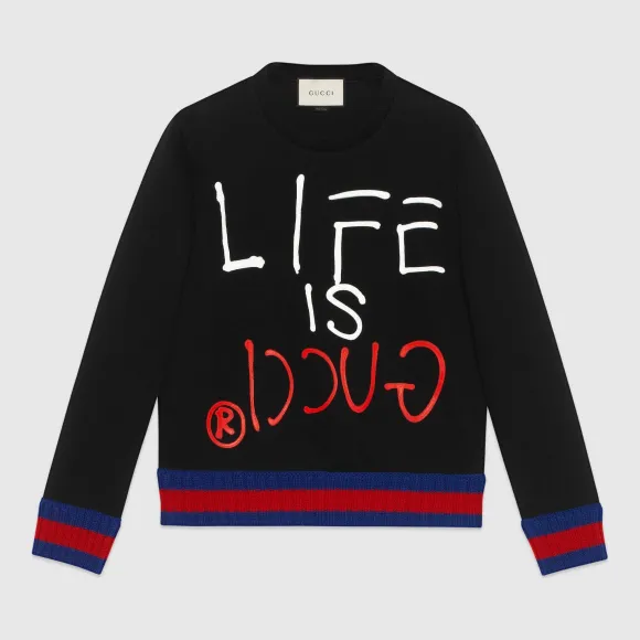 古驰/Gucci GucciGhost 运动衫 448977 X5H00 1947