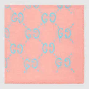 古驰/Gucci GucciGhost 真丝披肩 449009 3G856 5769