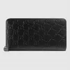 古驰/Gucci Gucci Signature皮革长款钱包 451194 CWC1R 1000