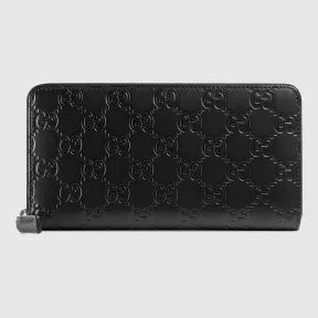 古驰/Gucci Gucci Signature皮革长款钱包 451194 CWC1R 1000