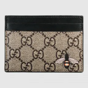 古驰/Gucci 蜜蜂印花GG高级人造革卡片夹 451277 K5T1N 8666