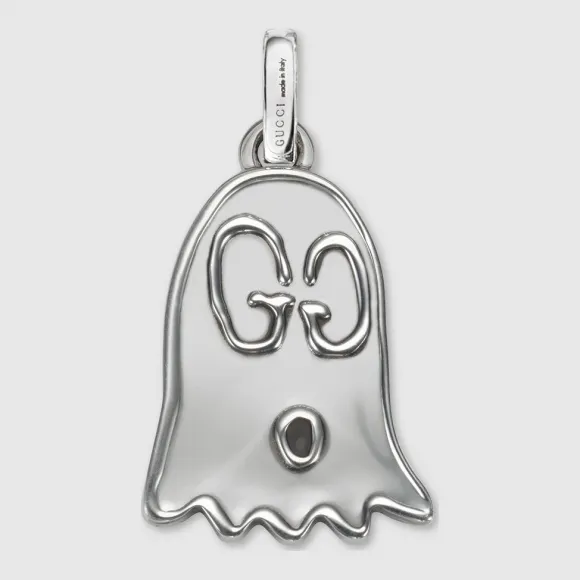 古驰/Gucci GucciGhost银色吊坠 455271 J8400 0701