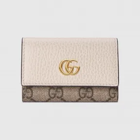 古驰/Gucci GG Marmont皮革钥匙包 456118-17WAG-9096