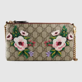 古驰/Gucci GG高级人造革独家腕包 456866 K8KAG 8315