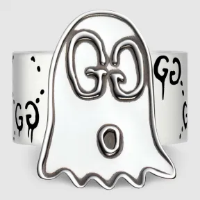 古驰/Gucci GucciGhost 纯银戒指 457227 J8400 0701