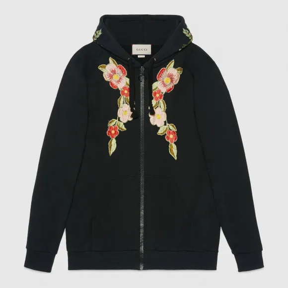 古驰/Gucci 刺绣带帽运动衫 457925 X5M16 1948