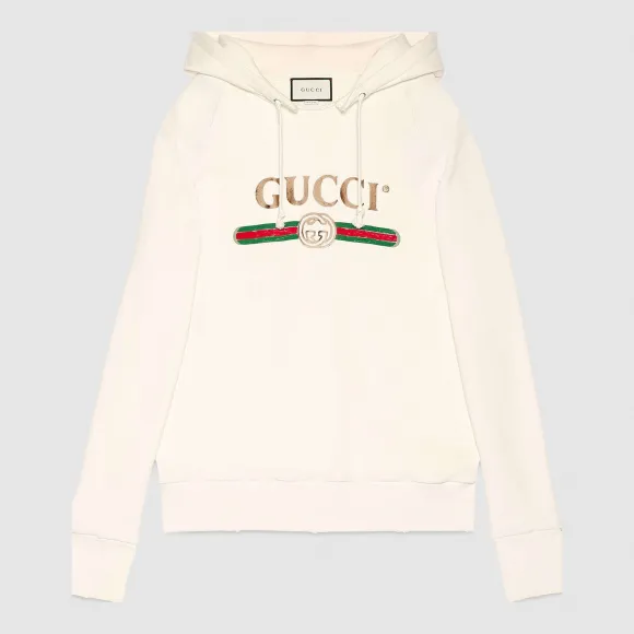 古驰/Gucci 刺绣带帽运动衫  457931 X5N71 9234