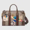 古驰/Gucci Gucci Courrier系列柔软高级人造帆布行李袋 459311 K9RMT 8343
