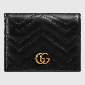古驰/Gucci GG Marmont系列卡片夹 466492 DRW1T 1000