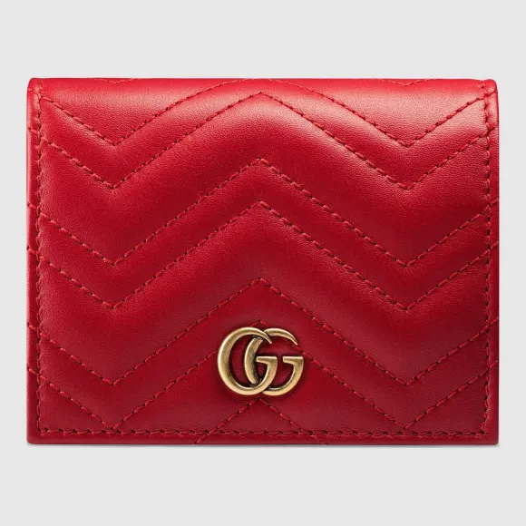 古驰/Gucci GG Marmont系列卡包 466492 DRW1T 6433