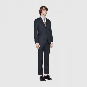 古驰/Gucci Monaco蜜蜂羊毛华达呢西装 473218_Z589E_4440