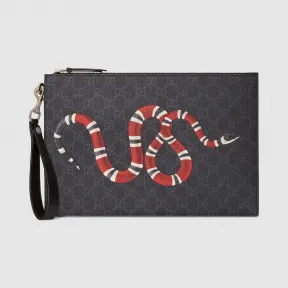 古驰/Gucci 珊瑚蛇印花手拿包 473904-GZN1N-1058