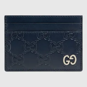 古驰/Gucci Gucci Signature皮革卡片夹 473927 CWC1N 4009