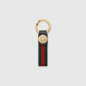 古驰/Gucci 尼龙织带装饰钥匙扣 476390_H9VEG_8481