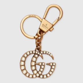 古驰/Gucci 珍珠双G钥匙扣 476428 JCFAT 8817