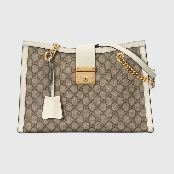 古驰/Gucci Padlock系列GG中号肩背包 479197-KHNKG-9761