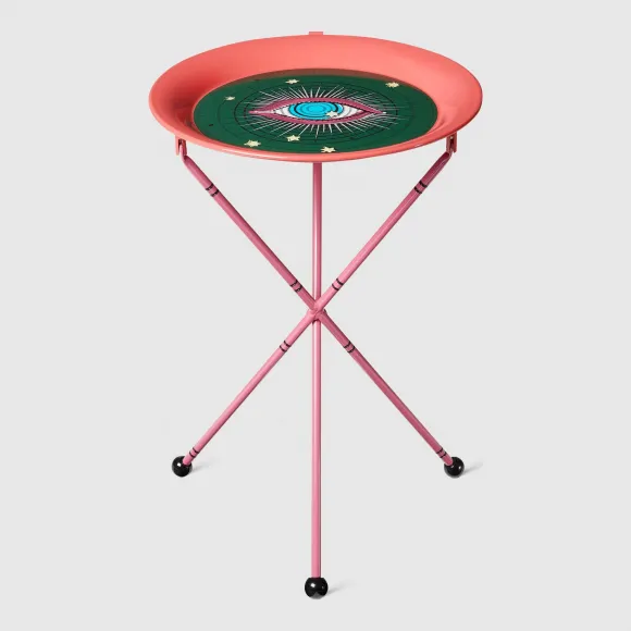 古驰/Gucci 星眼图案金属折叠桌 482766 ZAM01 6574