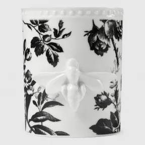 古驰/Gucci Inventum饰腊叶印花和蜜蜂中号蜡烛 483885 ZAP17 1082