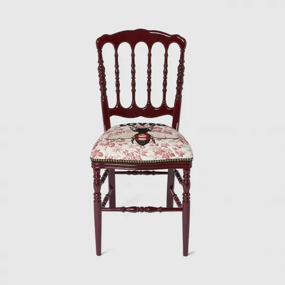 古驰/Gucci 蜜蜂图案刺绣椅子 483918-ZAW10-6125