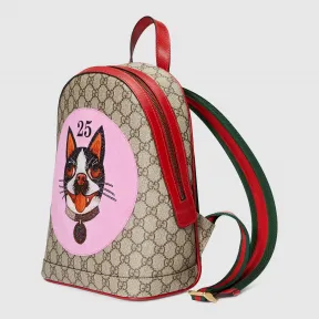 古驰/Gucci Bosco图案高级人造帆布背包 495621 96IQT 8253