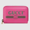 古驰/Gucci Gucci标识印花皮革卡片夹 496319 0GCAT 8840