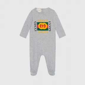 古驰/Gucci 婴儿Gucci标识连体衣 497847_X3L91_1676