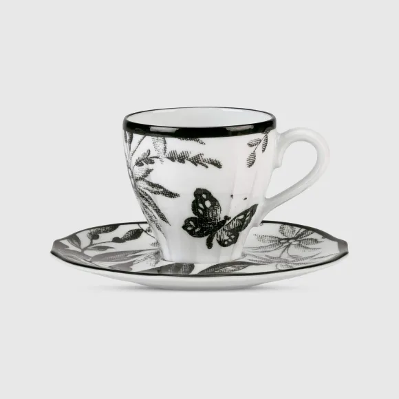古驰/Gucci Herbarium咖啡杯连碟一套两件 498927-ZAIRR-1082 