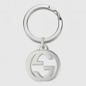 古驰/Gucci Interlocking G纯银钥匙链 499033 J8400 8106