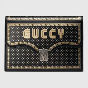 古驰/Gucci Guccy印花文件袋 510422 0GUVN 8474