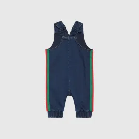 古驰/Gucci 婴儿针织牛仔布连身衣 512218-XJCR4-4206