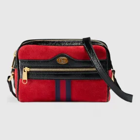 古驰/Gucci Ophidia系列麂皮迷你手袋 517350 0KCDG 8670