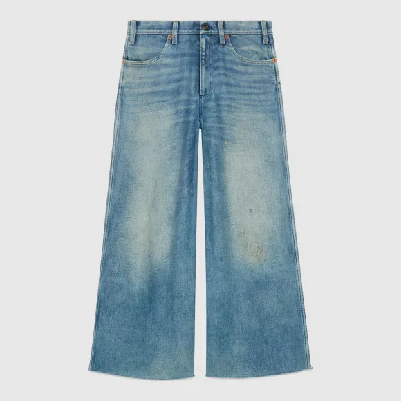 古驰/Gucci 贴饰牛仔裤 527423 XD909 4206