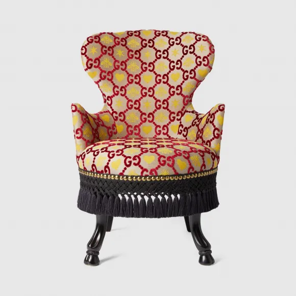 古驰/Gucci GG 提花扶手椅 528279-ZAB91-6413