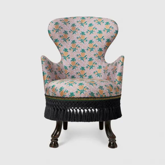 古驰/Gucci 菠萝提花扶手椅 528279-ZAW39-5345