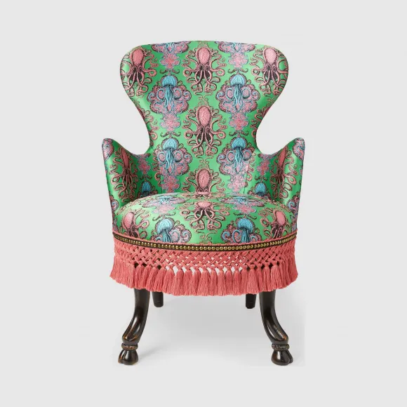 古驰/Gucci 章鱼提花扶手椅 528279-ZAW40-3420